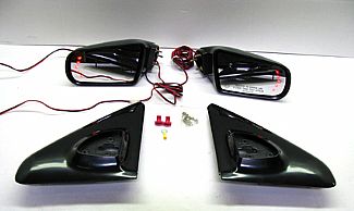 DODGE RAM 02-08  MANUAL MIRRORS WITH REAR SIGNAL CONVERSION