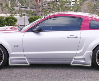 FORD MUSTANG 05-09 SIDE SKIRT KIT GEN 3 ( Fits GT and V6)