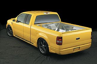 FORD F150 04-08 SIDE SKIRT KIT- SUPER CAB WITH STANDARD SHORT BED URETHANE