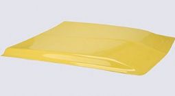 UNIVERSAL SS SQUARE STYLE  FIBERGLASS  HOOD SCOOP