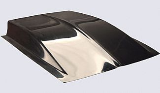 UNIVERSAL AERO STYLE EXTRA LARGE  FIBERGLASS  HOOD SCOOP