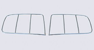 CHROME TAILLIGHT BEZELS 05-09 FORD MUSTANG V6 AND GT
