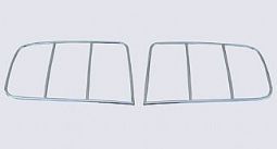 CHROME TAILLIGHT BEZELS 05-09 FORD MUSTANG V6 AND GT