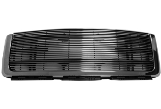 GMC SIERRA 07-13 CHROME GRILLE SHELL- PLASTIC-WITH 4MM BILLET