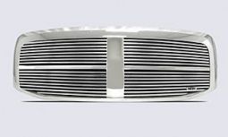 DODGE RAM 06-08 CHROME GRILLE SHELL OEM TYPE WITH 8MM BILLET GRILLE