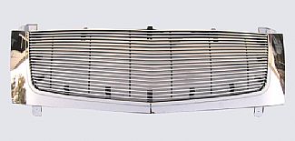 CADILLAC ESCALADE 02-06 CHROME GRILLE SHELL WITH 4MM BILLET GRILLE INSERTS