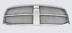 DODGE RAM 06-08 CHROME GRILLE SHELL OEM TYPE WITH BLACK CHROME SPEED GRILLE