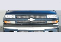 CHEVYSIL/SUB/TA/ MAIN GRILL. W/SHELL SMOOTH -RECESSED FOR OE LOGO