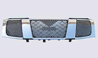 NISSAN TITAN/ARMADA 04-07 CHROME GRILLE SHELL WITH CHROME SPEED GRILLE