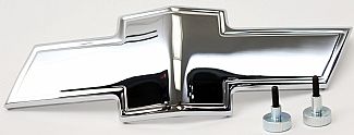 CHEVY CAMARO FRONT 10-13 BOW TIE CHROME FINISH AND OUTLINE