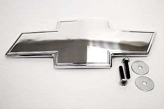 CHEVY SILVERADO 1500 & 2500  07-13 BOW TIE WITH POLISHED FINISH AND OUTLINE