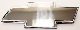 CHEVY SILVERADO 1500 & 2500  07-13 BOW TIE REAR TAIL GATE WITH POLISHED FINISH AND OUTLINE