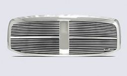 DODGE RAM 06-08 CHROME GRILLE SHELL OEM TYPE WITH 8MM BILLET GRILLE