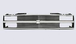 CHEVY CK 88-93 SUBURBAN 92-93 CHROME GRILLE SHELL WITH 4MM BILLET INSERT