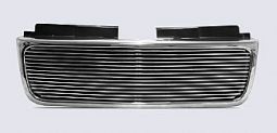 GMC 98-04 S10/SONOMA/JIMMY CHROME GRILLE SHELL WITH 4MM BILLET INSERT