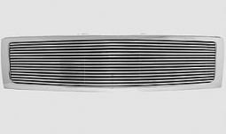 CHEVY SILVERADO 07-13 CHROME GRILLE SHELL, FULL OPEN WITH 8 MM BILLET INSERT