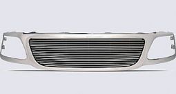 FORD F150/EXPEDITION 99-03  CHROME GRILLE SHELL- WITH 4MM BILLET GRILLE