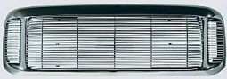FORD F250/EXCUR 99-04 3 PIECE OPENING CHR. GRILLE SHELL-PLAS. W 4MM BILLET GRILLE