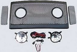 FORD SUPER DUTY/EXCURSION 08-10  CUSTOM GRILLE SHELL WITH LIGHTS